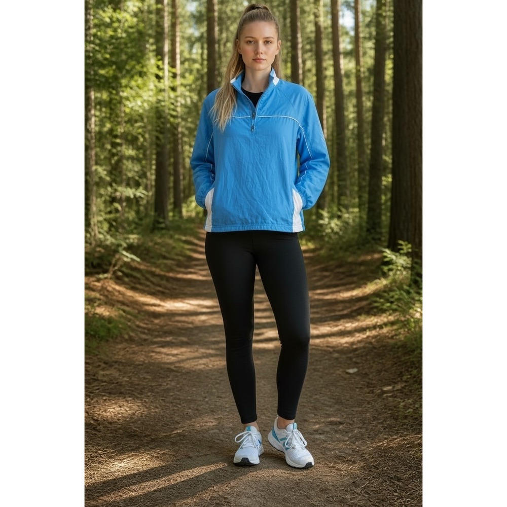 Kate Lord Eisenhower Golf Club Blue Pullover Jacket Women's MD
